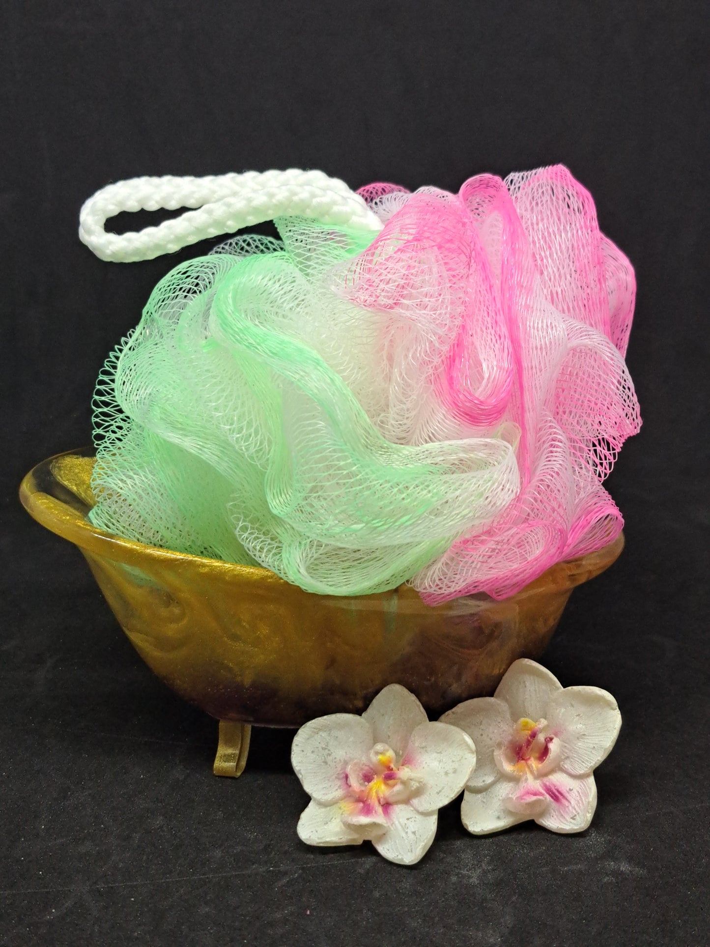 Fleur de Douche Rose/Vert