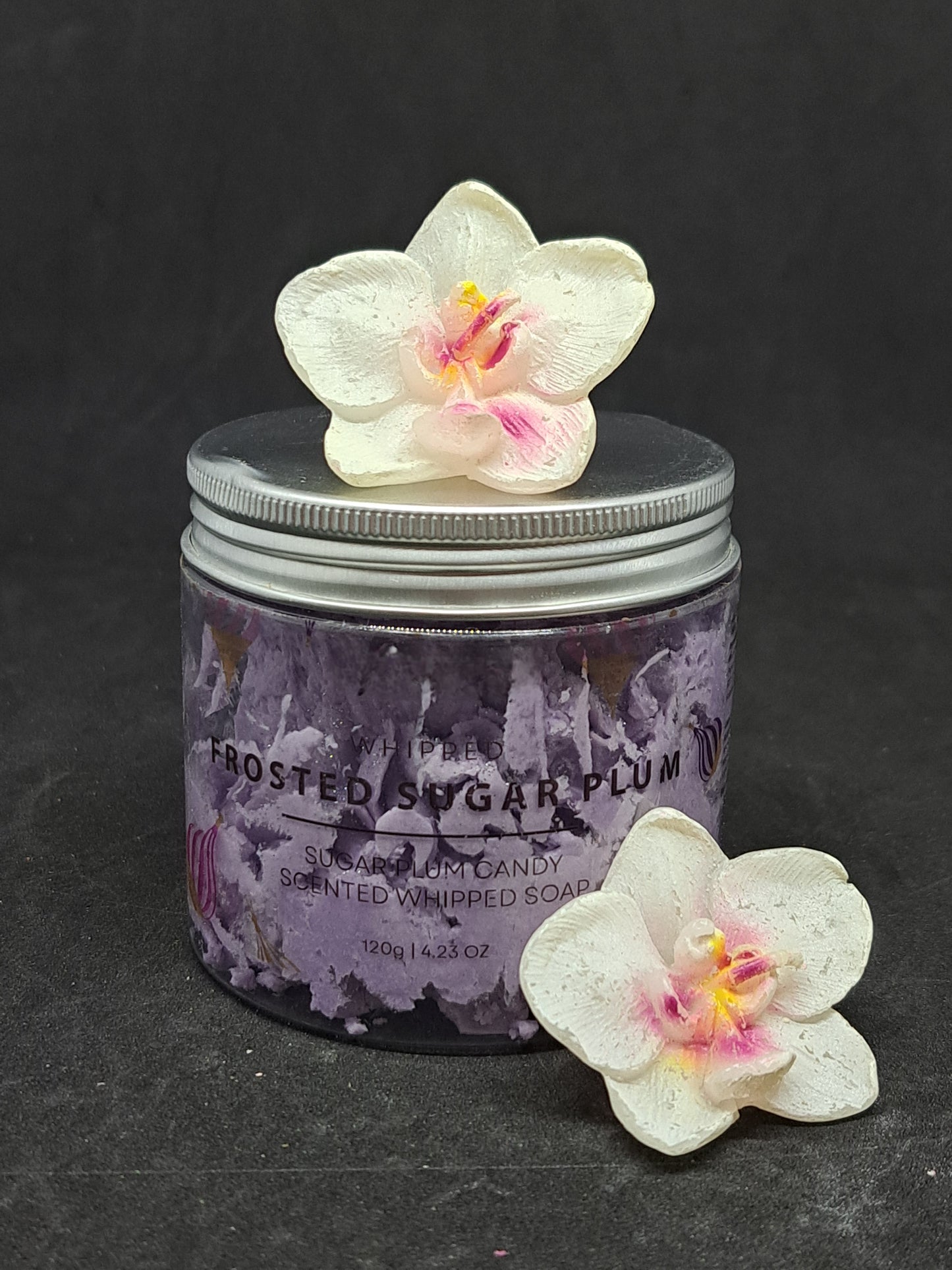 Chantilly de douche Prune Givré