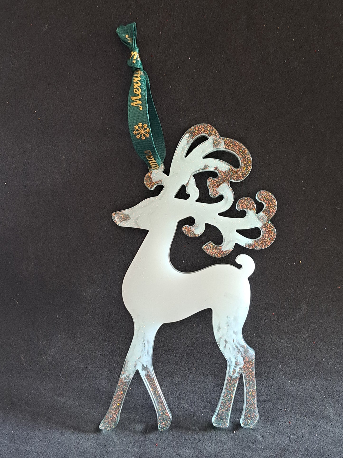 Suspension Rêne N°3 Blanc/Paillettes