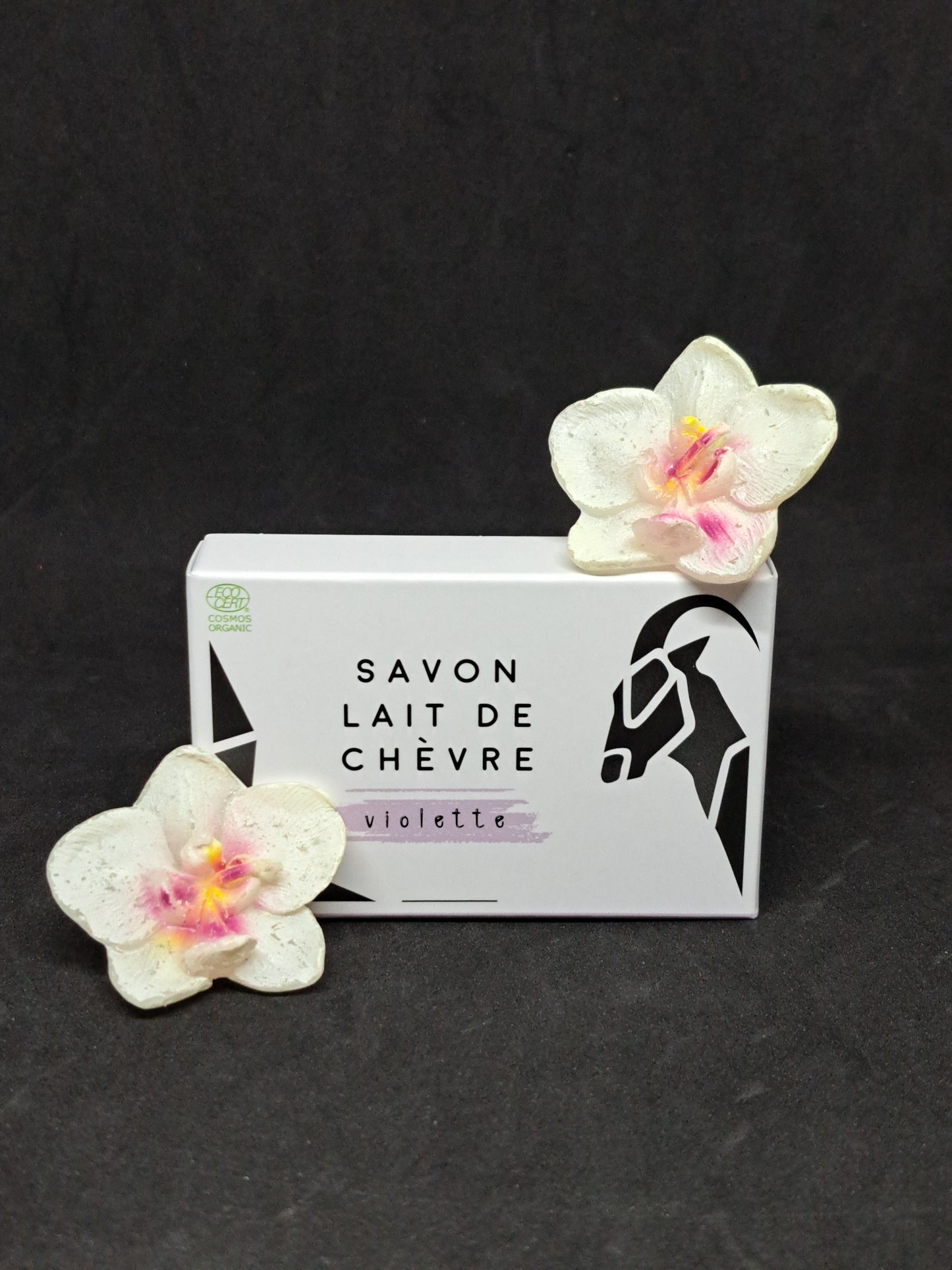 Savon Bio au Lait de Chèvre Violette