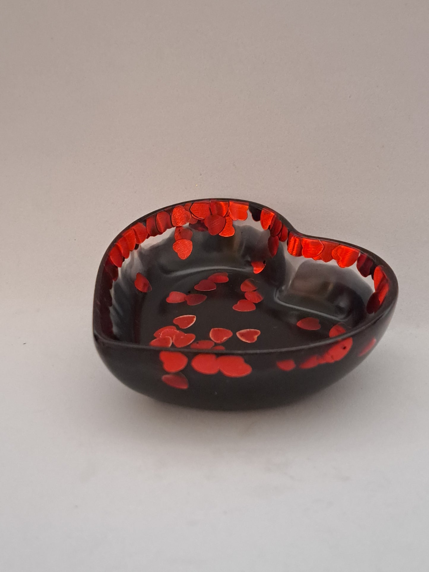 Porte-savon petit cœur Noir/Cœur Rouge