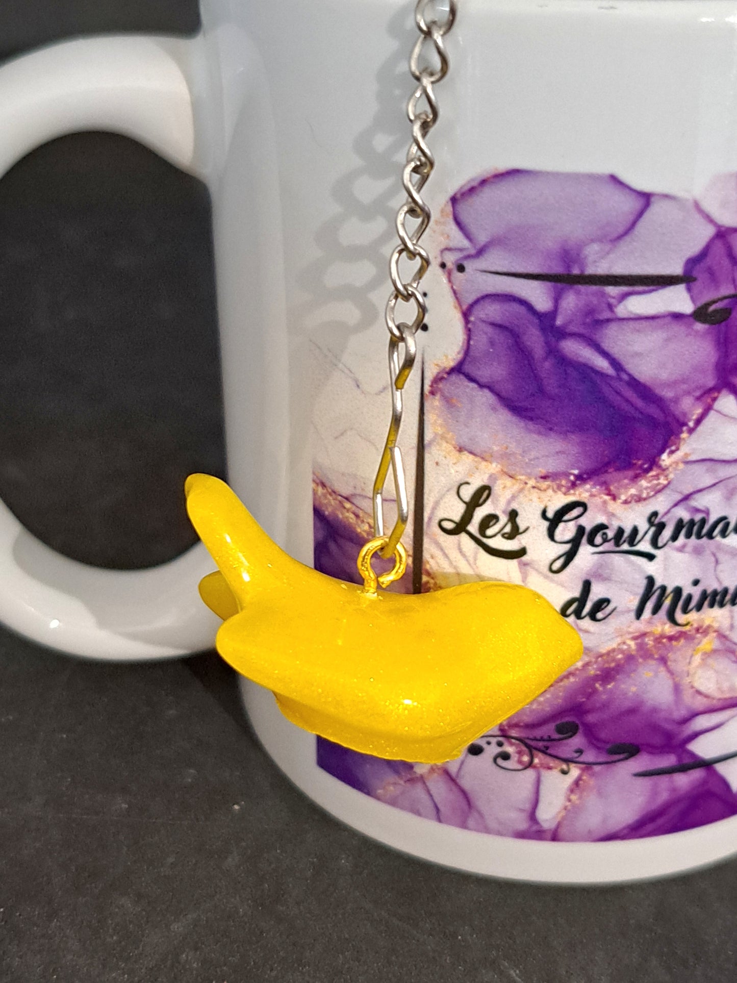 Boule à Thé Oiseau N°2 Jaune