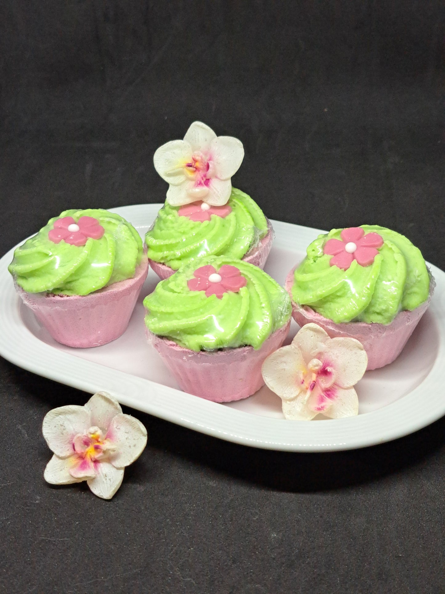 Fondant de Bain Cupcake Délice de Fraise