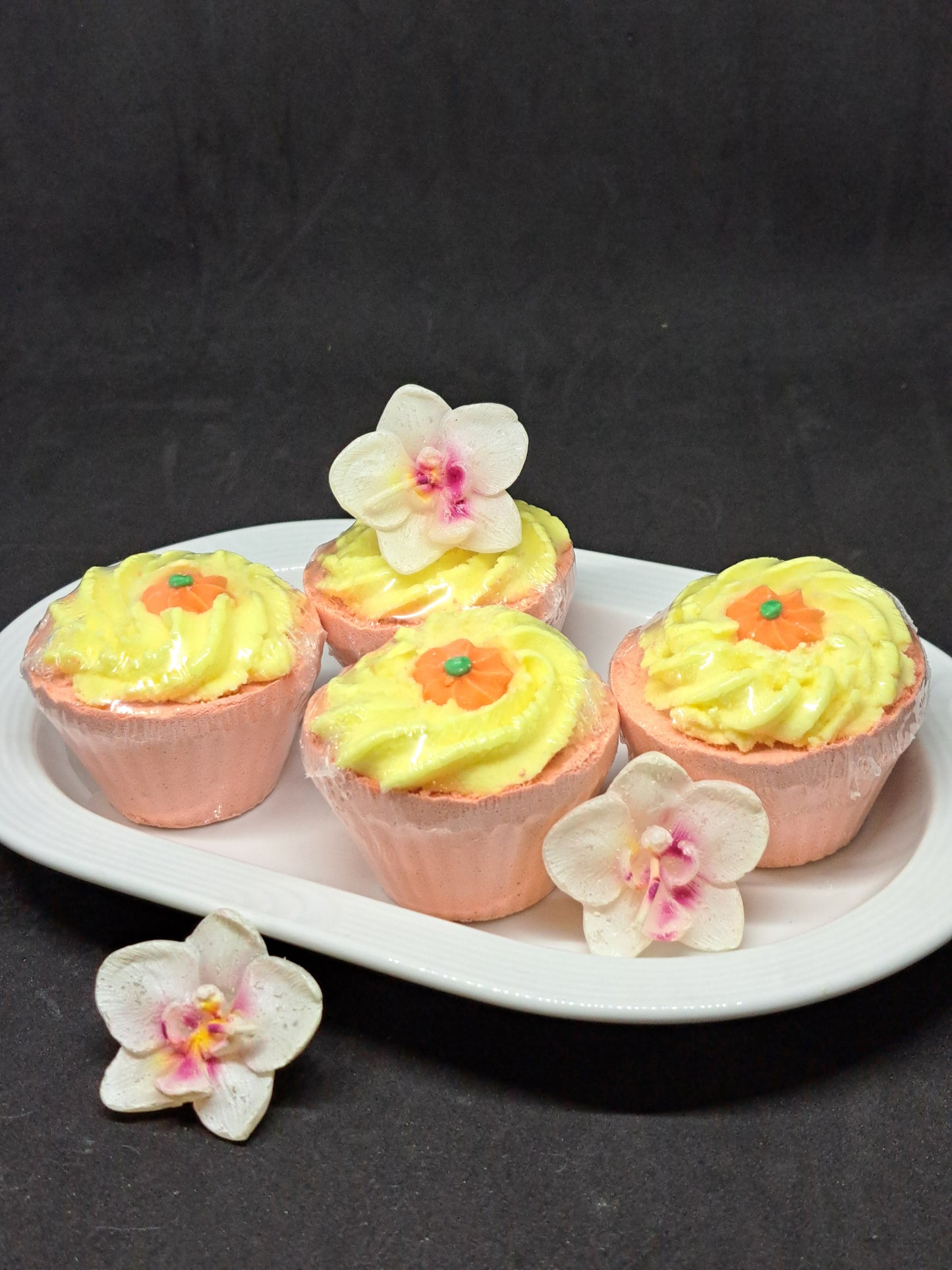 Fondant de Bain Cupcake Royal Mango