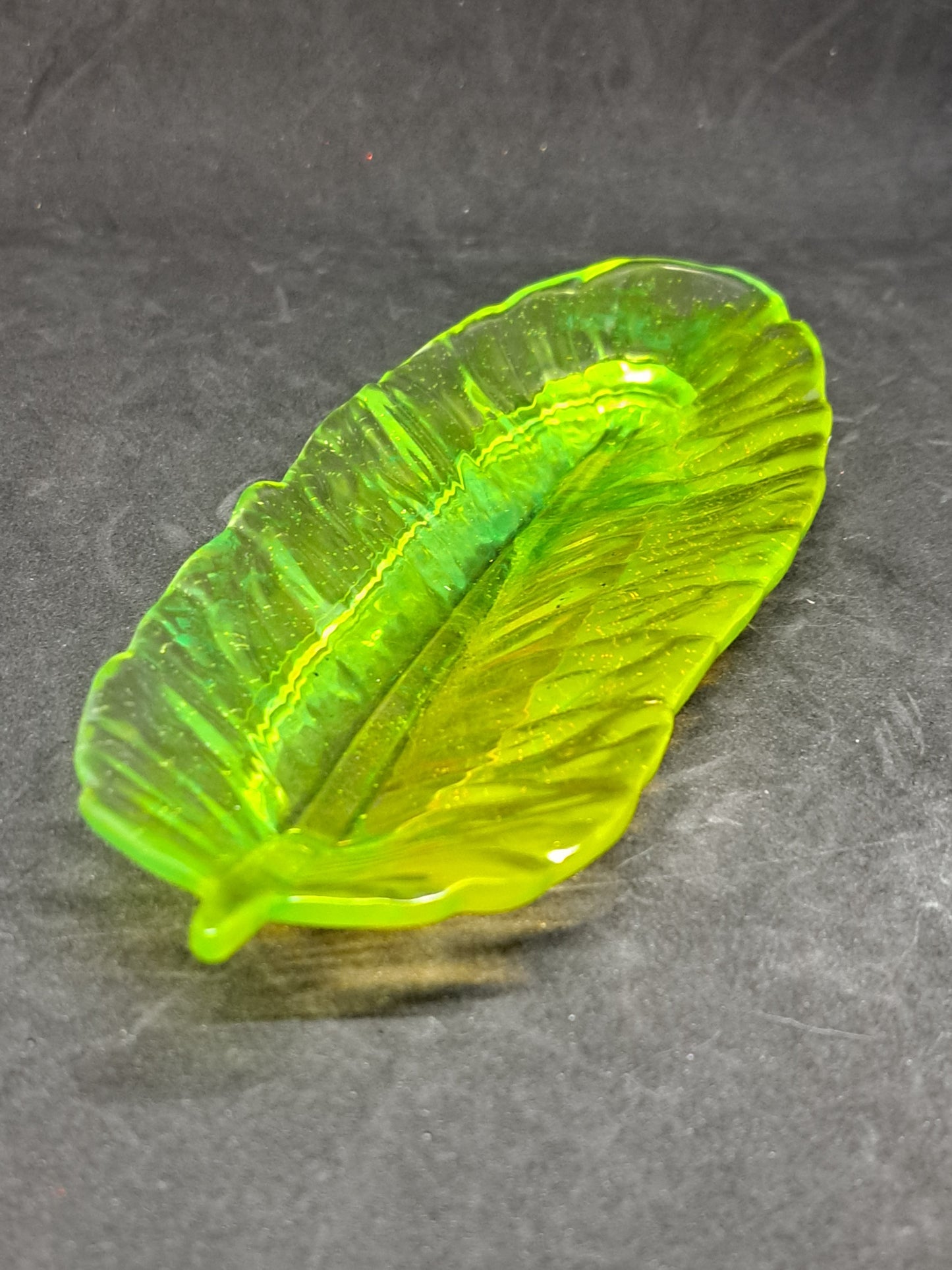 Porte-Savon feuille Vert et Jaune