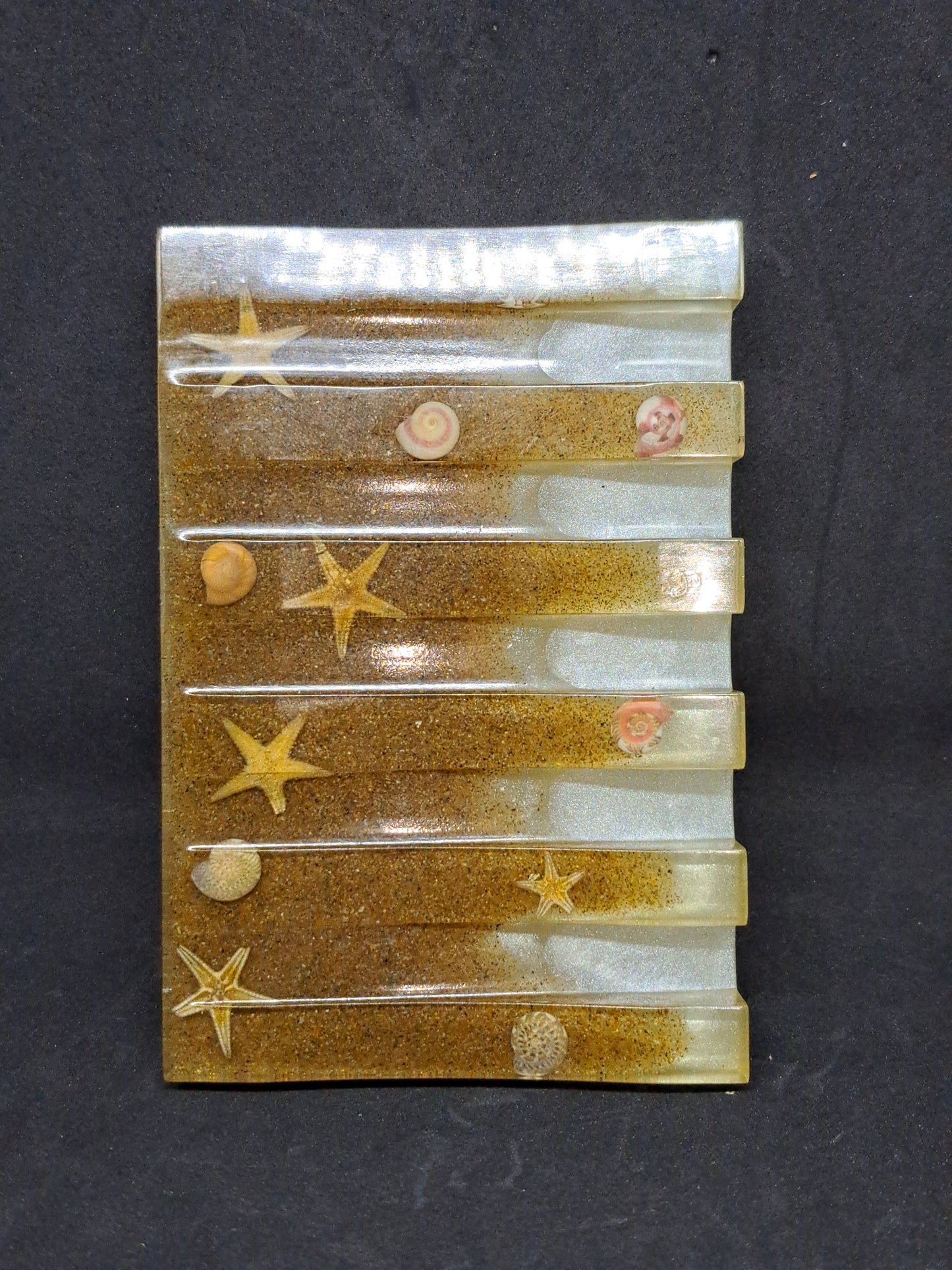 Porte-savon incliné Sable/Coquillages