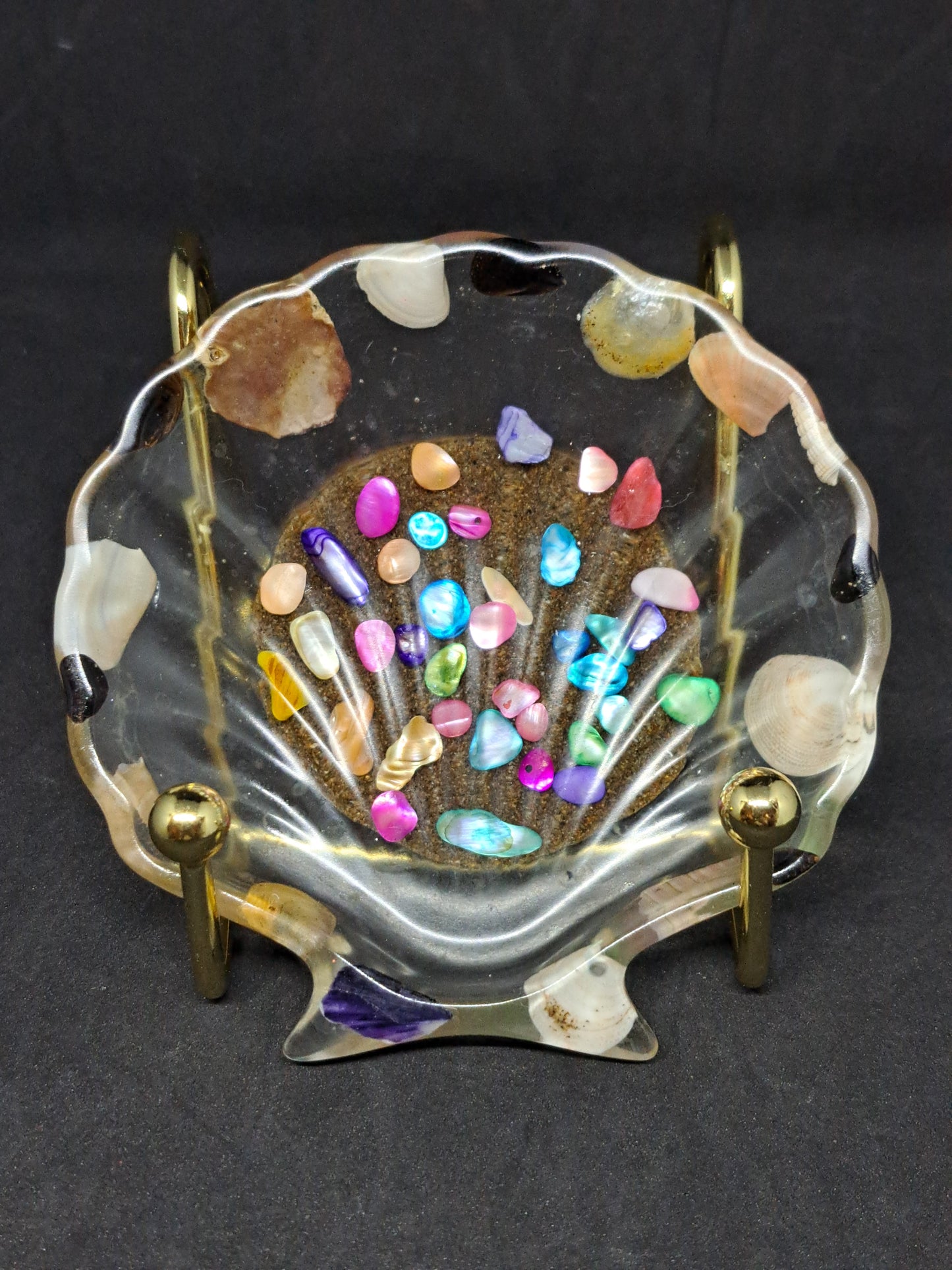 Porte-savon coquillage Sable/Coquillages