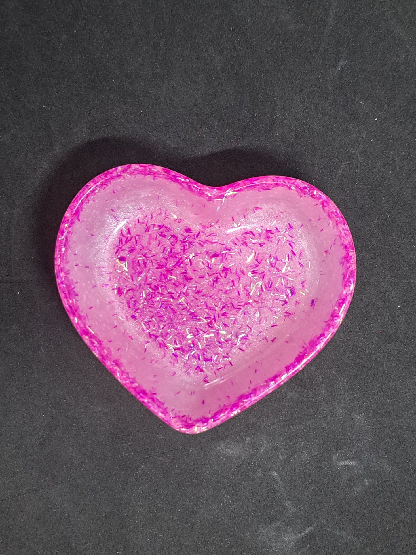 Porte-savon petit cœur Rose/Vermicelles Rose
