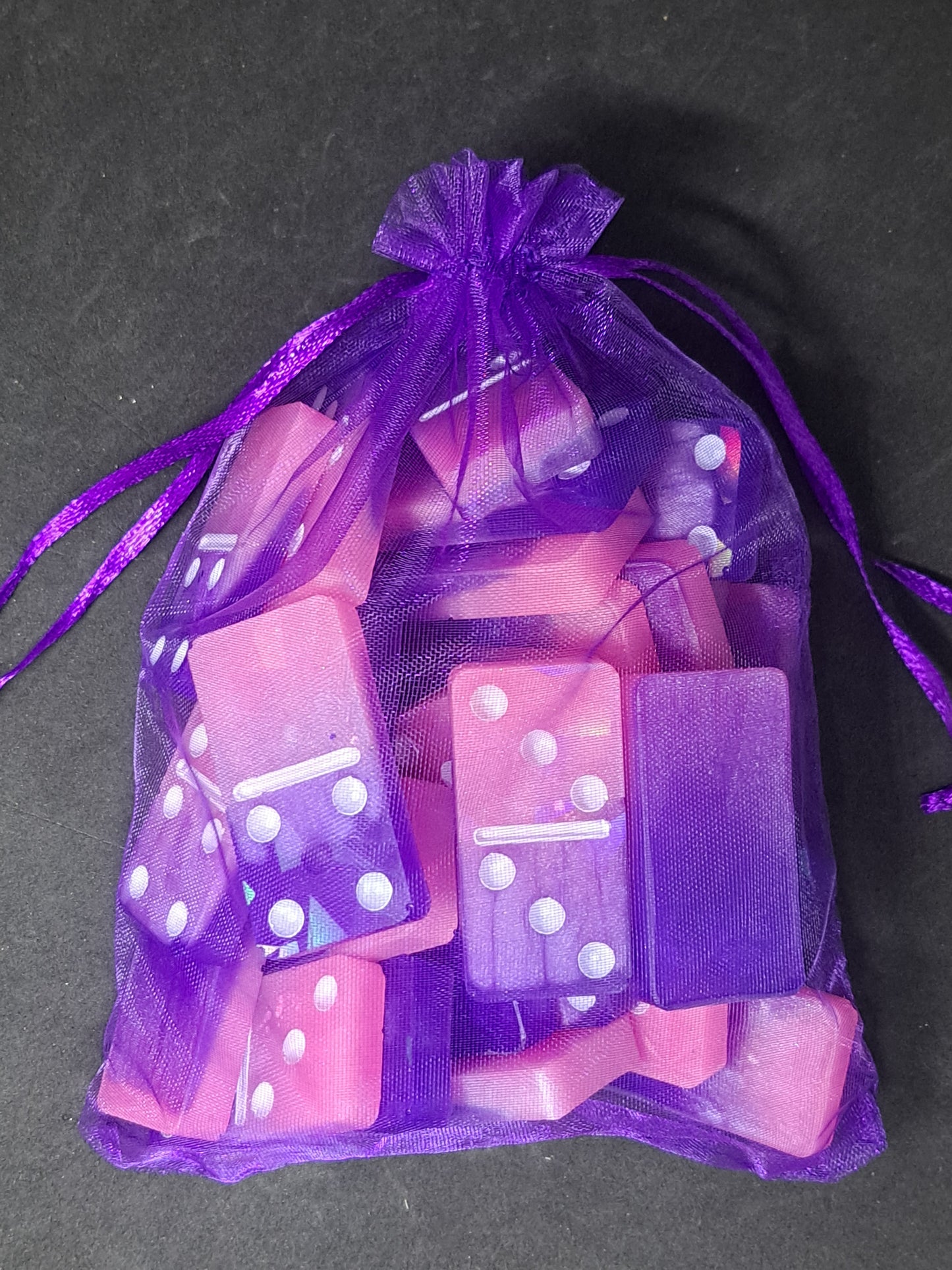 Dominos Holographique / Violet et Rose