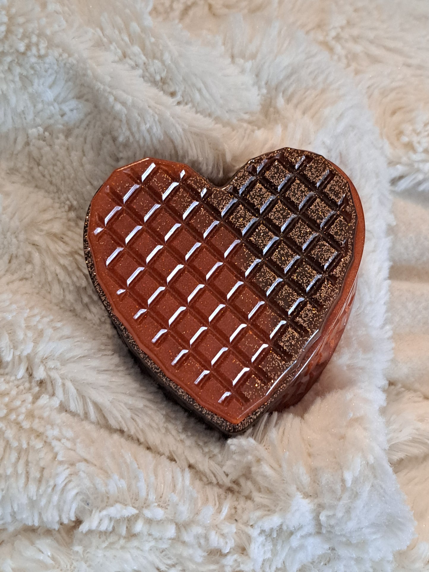 Boîte cœur Marron/Cuivre