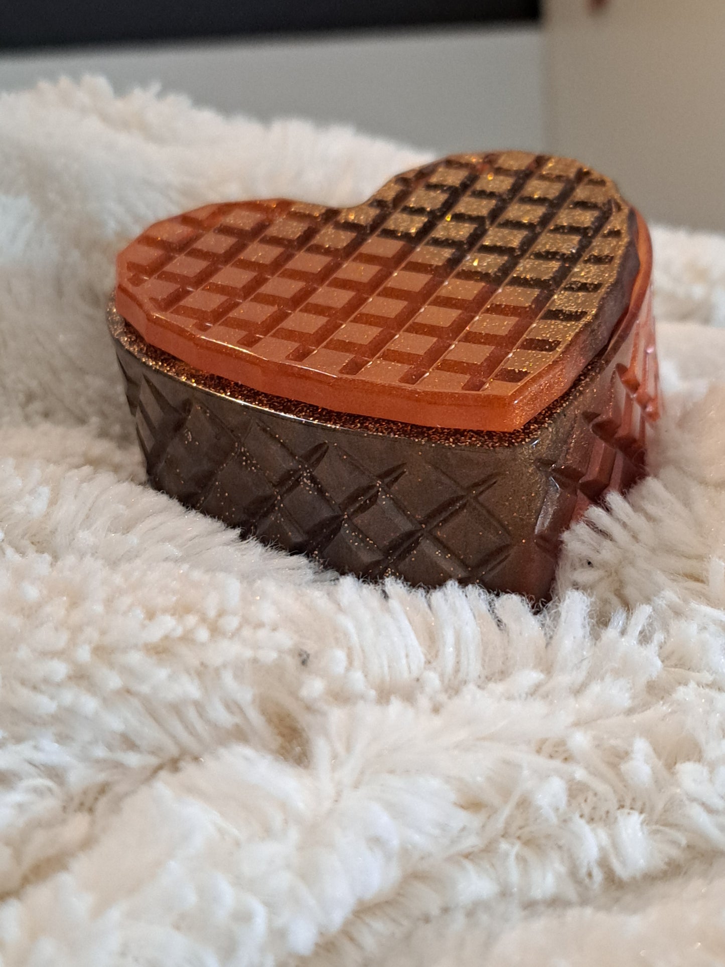 Boîte cœur Marron/Cuivre